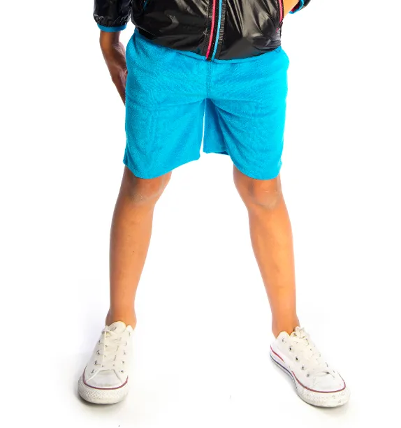 Appaman - Boys Terry Cloth Camp Shorts in Vivid Blue