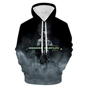 Call of Duty Hoodie - Modern Warfare 2 3D Full Printed Hoodie Pullover Sweatshirt with Front Pocket