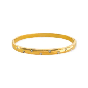 CZ Bangle Bracelet Water Resistant