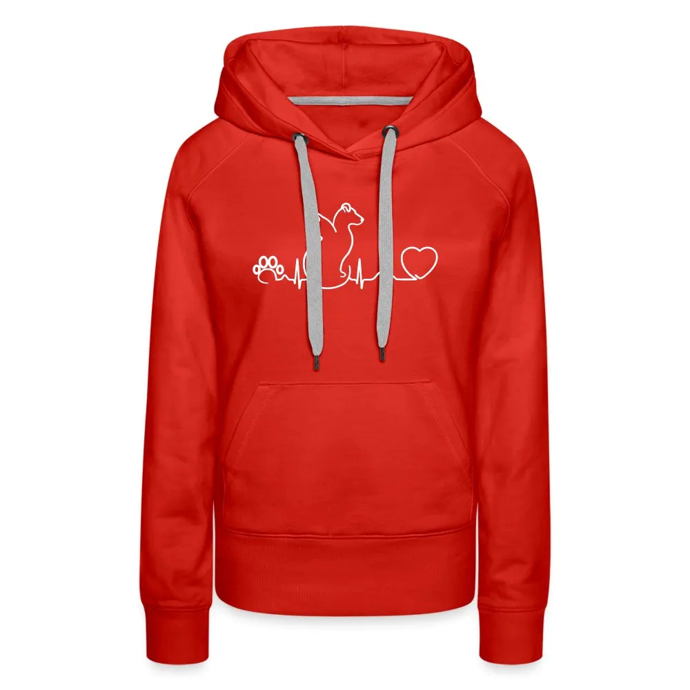 DOG AND CAT HEARBEAT Women’s Premium Hoodie