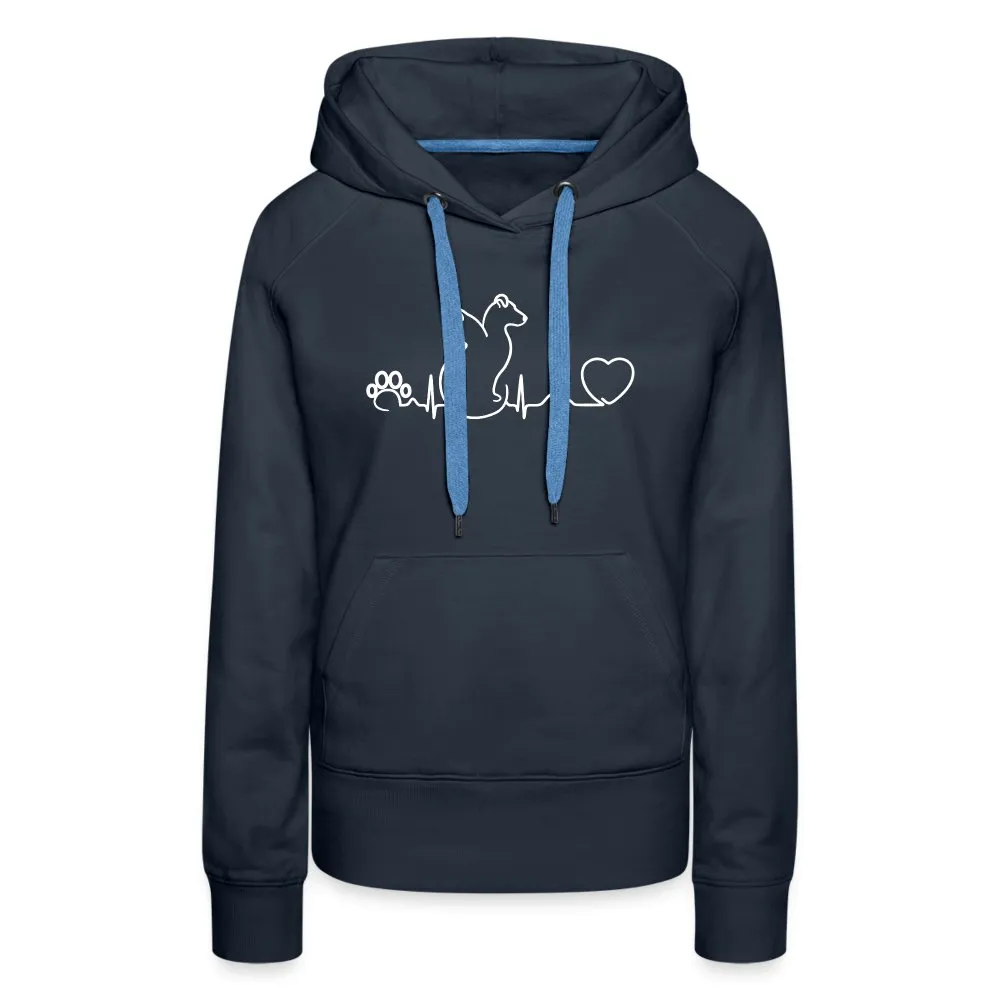DOG AND CAT HEARBEAT Women’s Premium Hoodie