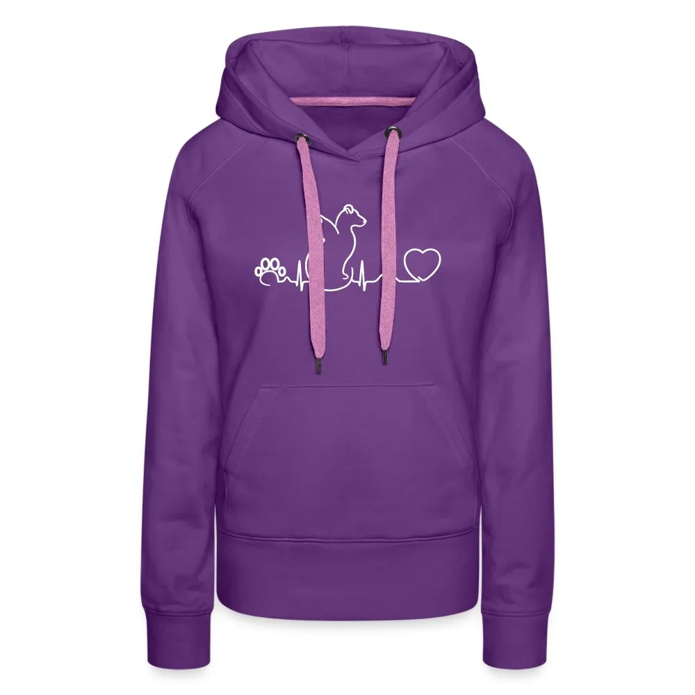 DOG AND CAT HEARBEAT Women’s Premium Hoodie