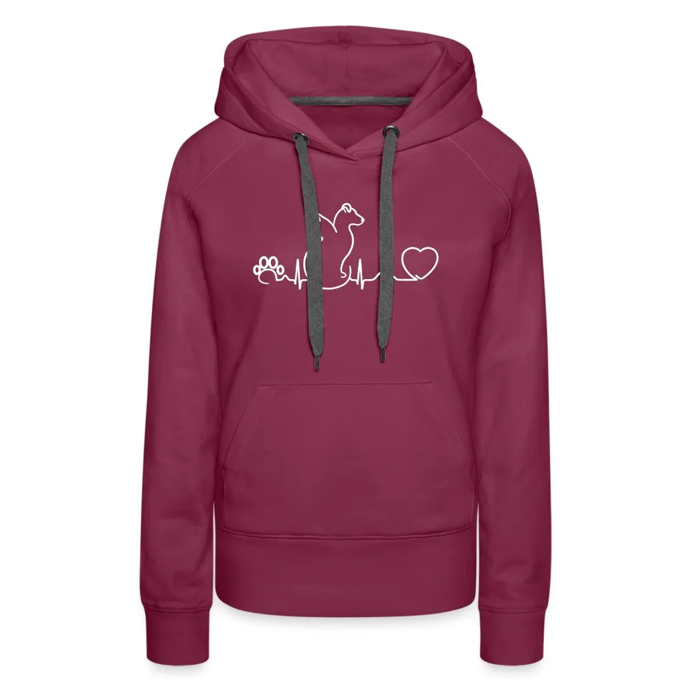 DOG AND CAT HEARBEAT Women’s Premium Hoodie