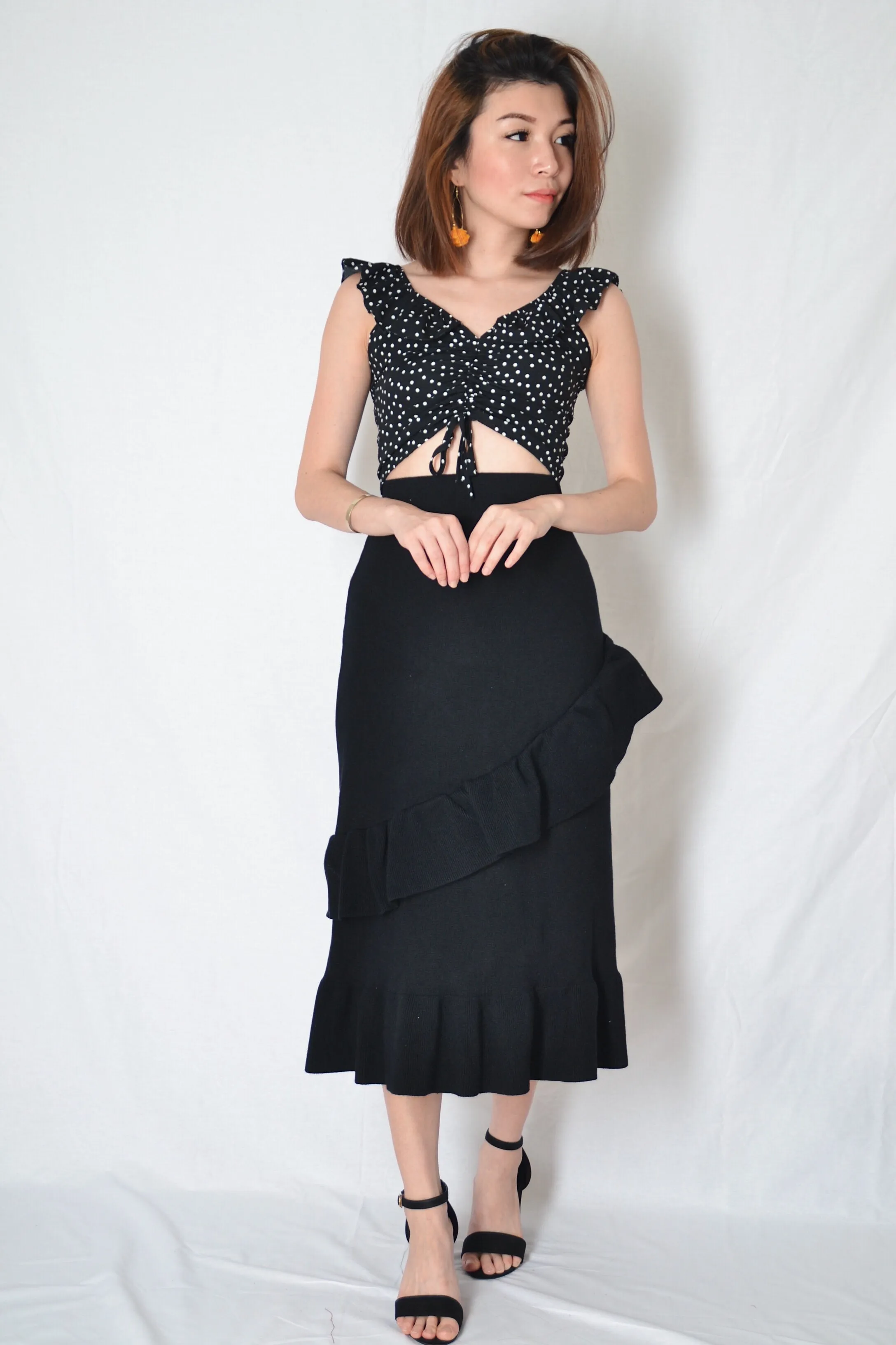 EMILY TIERED RUFFLE SKIRT