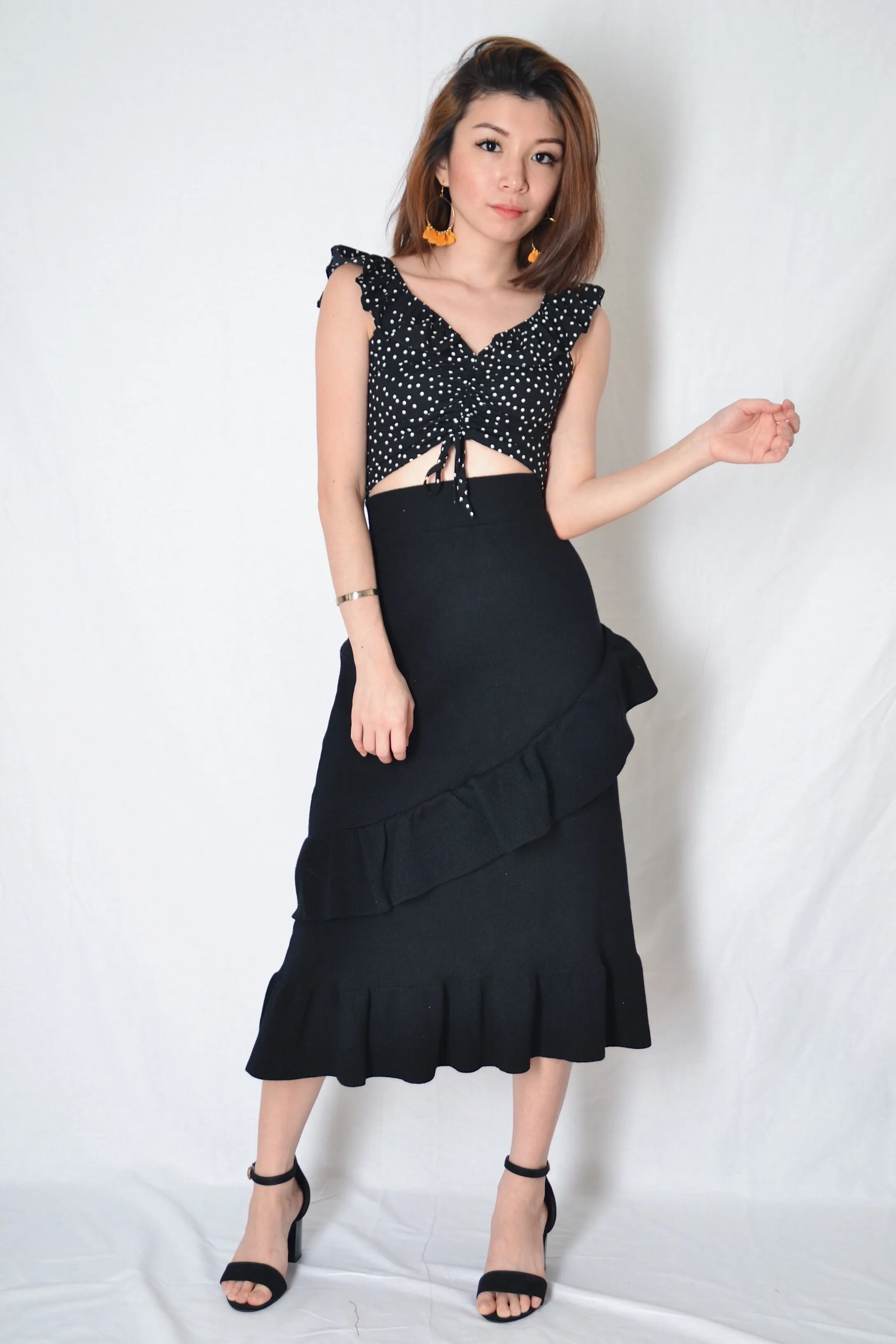 EMILY TIERED RUFFLE SKIRT