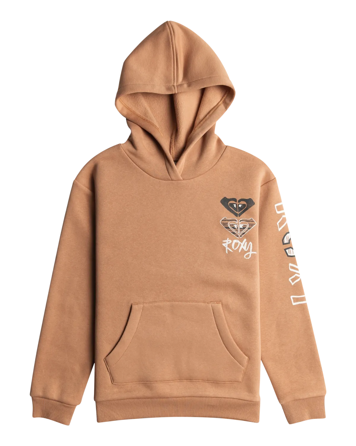 Girls Surf Feeling Hoodie in Camel