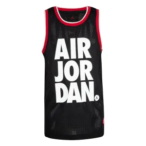 Jordan Jumpman Mesh Jersey Tank Top Black (Big Kids)