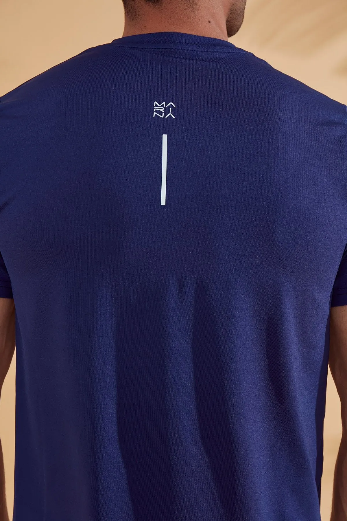 Lycra Navy Men's Swim Shirts T2343