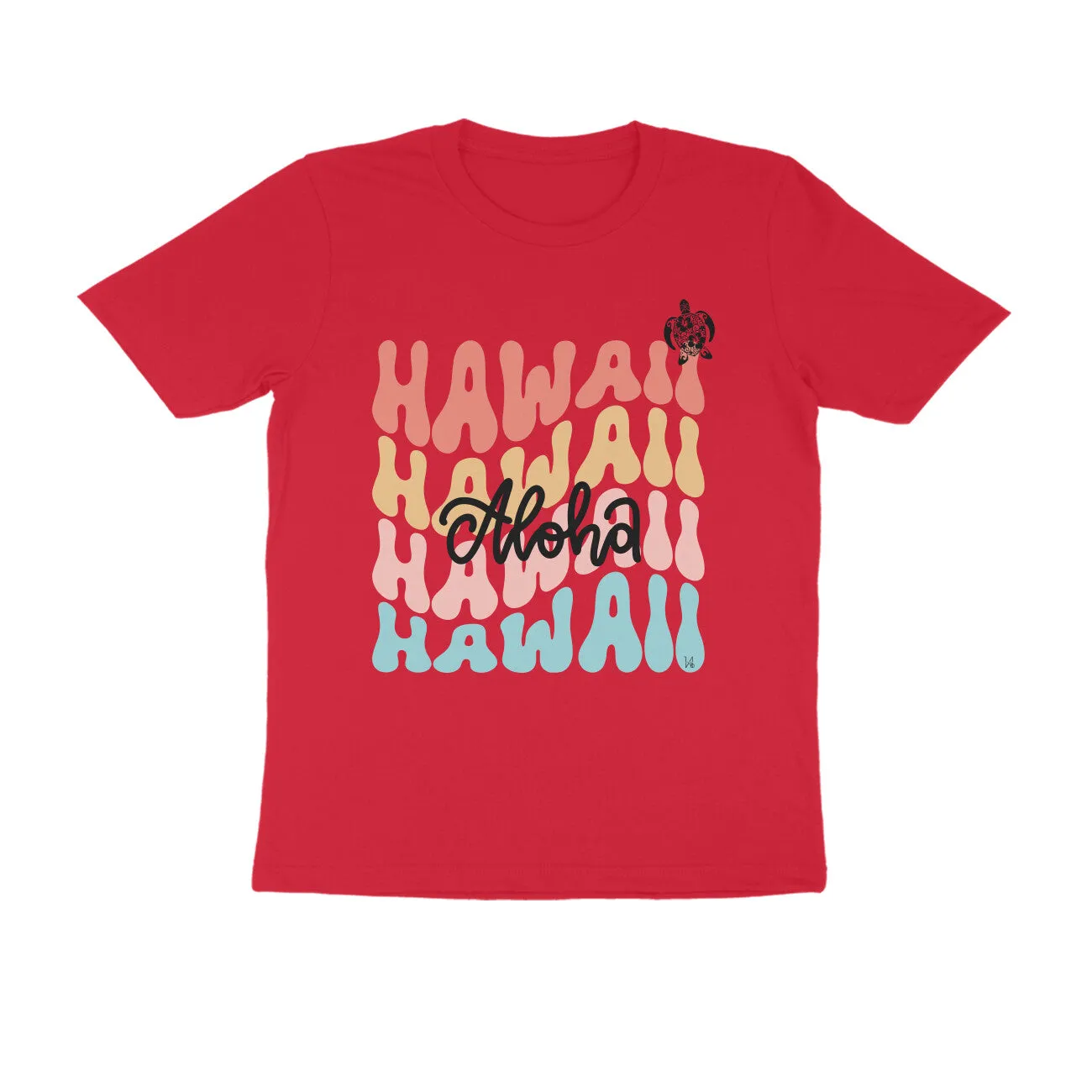 Male Round Neck Half Sleeve - Aloha Wear T-shirt
