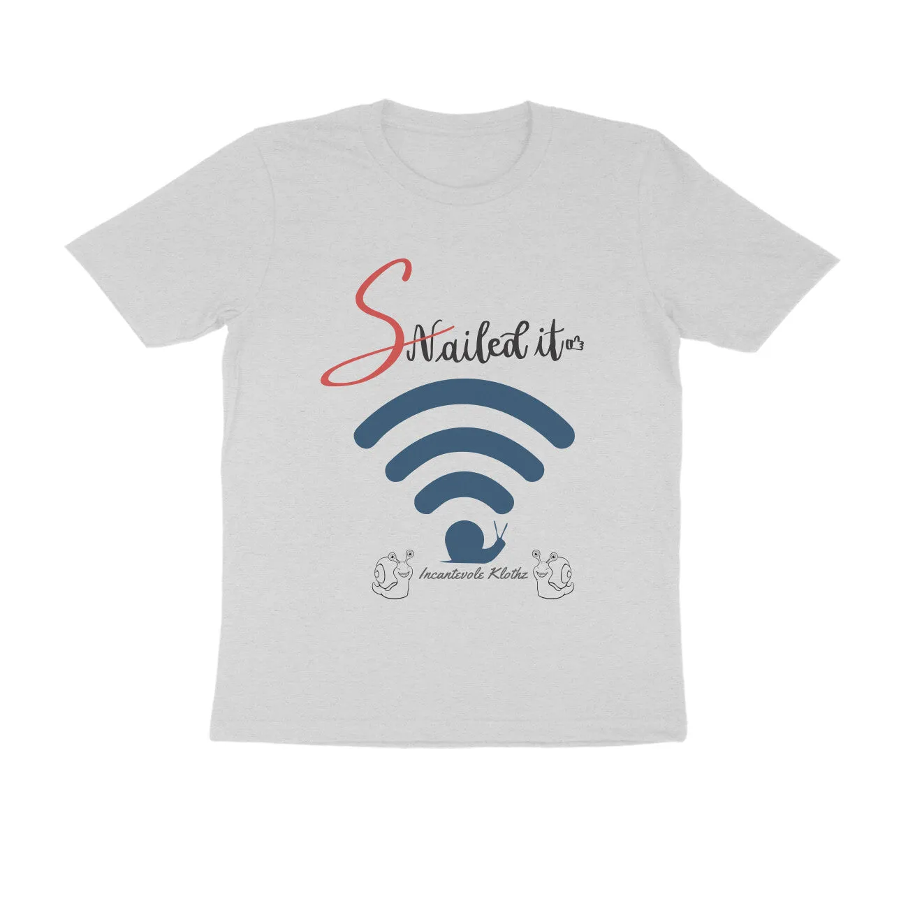 Male Round Neck Half Sleeves - Snailed It T-shirt