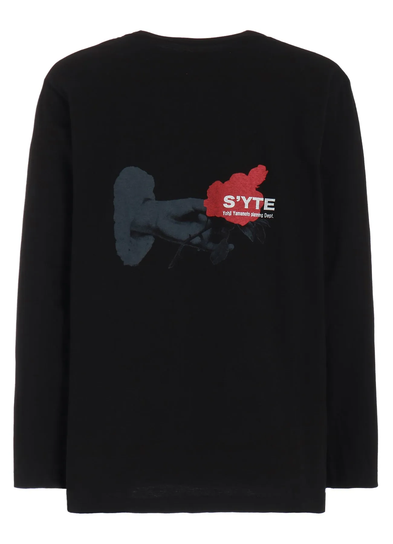 "ROSE IN THE HAND" GRAPHIC LONG-SLEEVED T-SHIRT