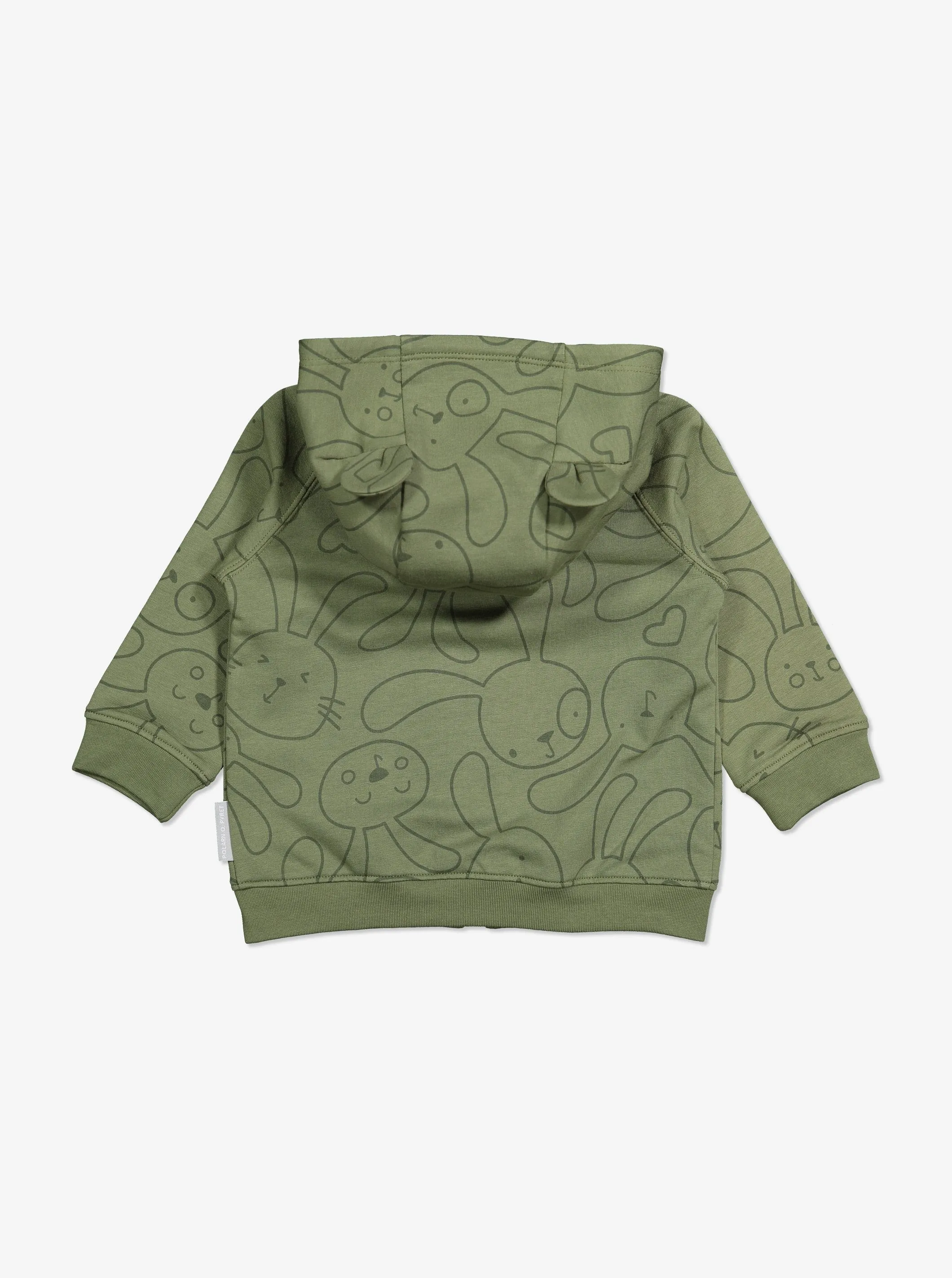 Rabbit Print Baby Hoodie