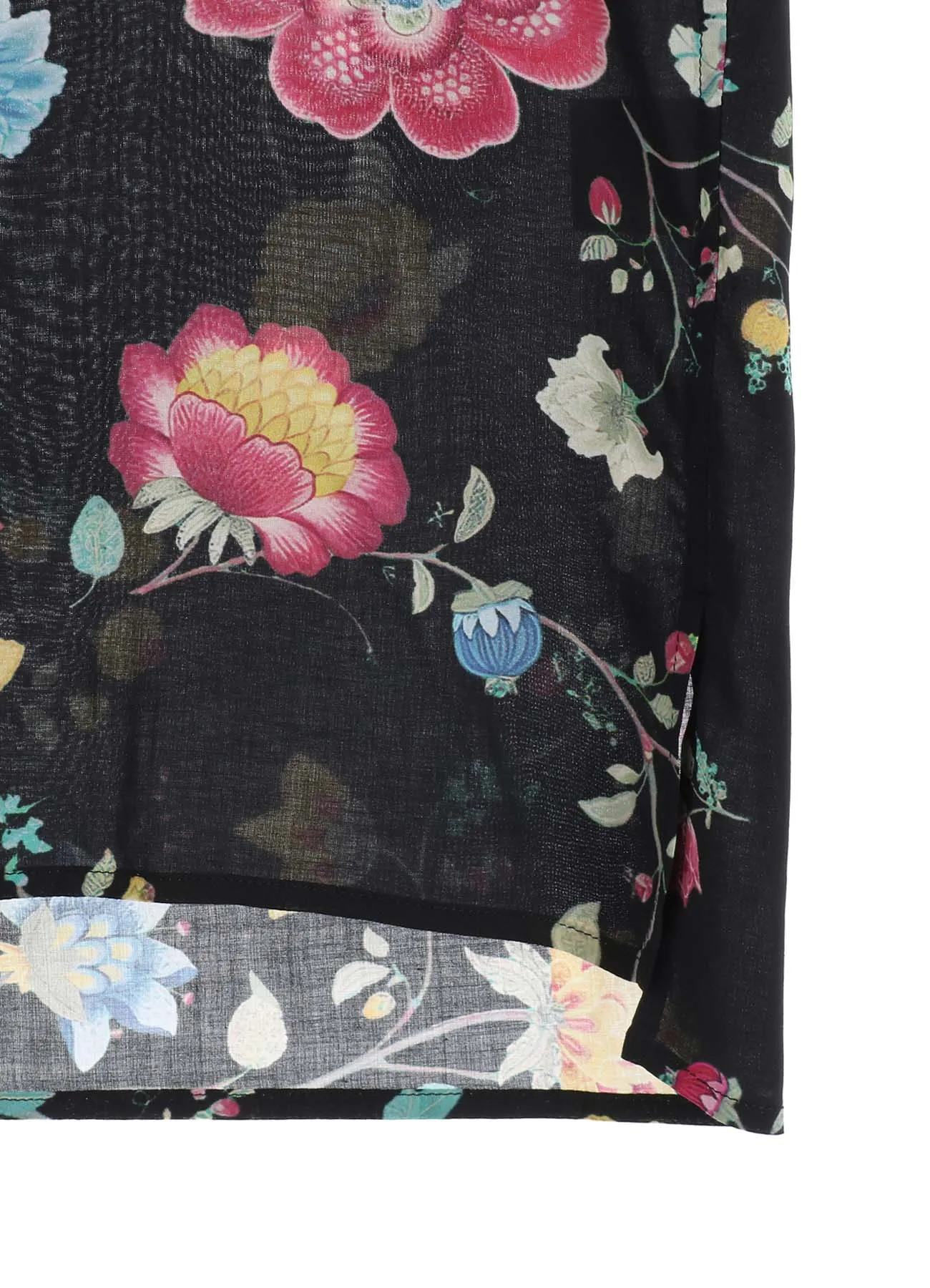 RAYON PRINT CHINESE FLOWER ALOHA SHIRT