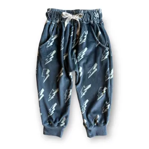 Signature Velvet Lounge Pant - Thunderbolt