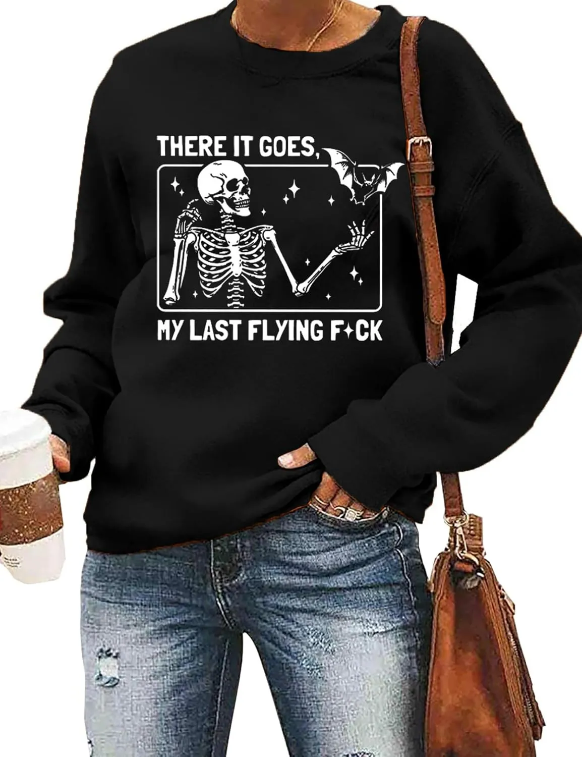 Sweatshirt Halloween Women Ghost Dogs Pullover Top Shirt Spooky Season Long Sleeve Top
