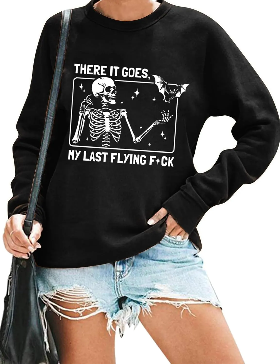 Sweatshirt Halloween Women Ghost Dogs Pullover Top Shirt Spooky Season Long Sleeve Top