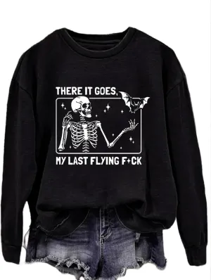 Sweatshirt Halloween Women Ghost Dogs Pullover Top Shirt Spooky Season Long Sleeve Top