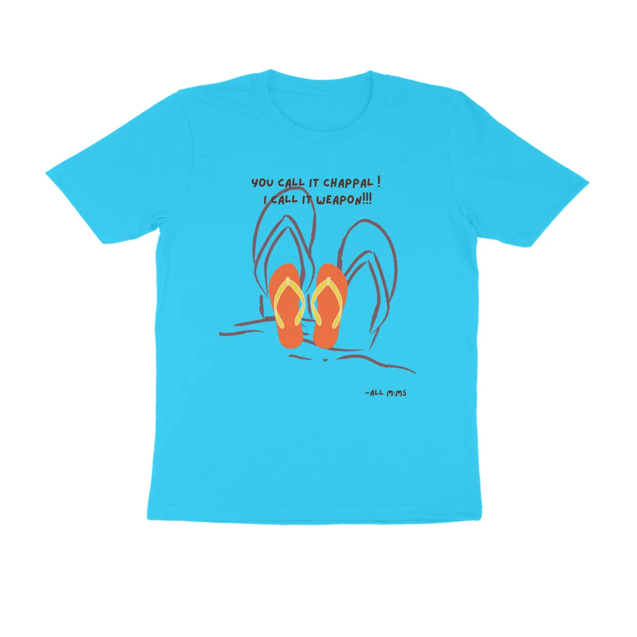 Unisex Round Neck Half Sleeve - Mom's Love T-shirt