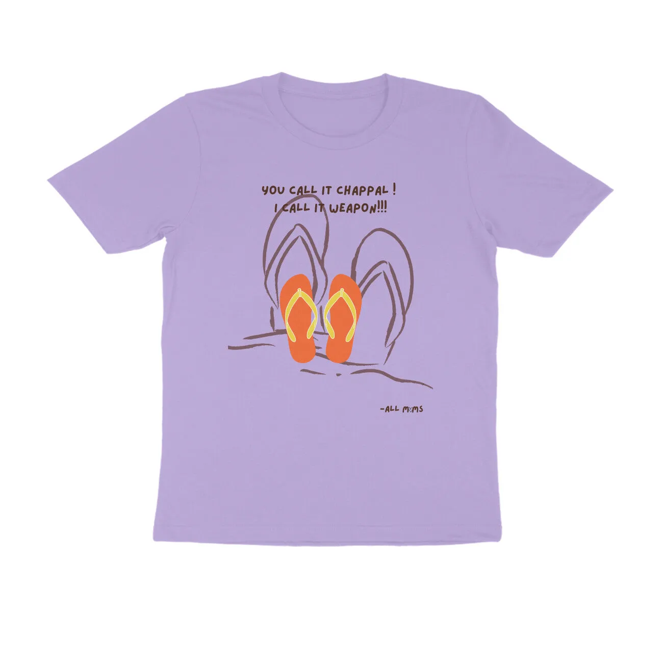 Unisex Round Neck Half Sleeve - Mom's Love T-shirt