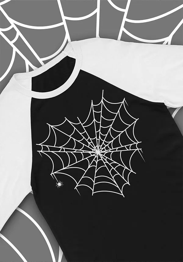 Widow's Heart [Black] | RAGLAN T-SHIRT