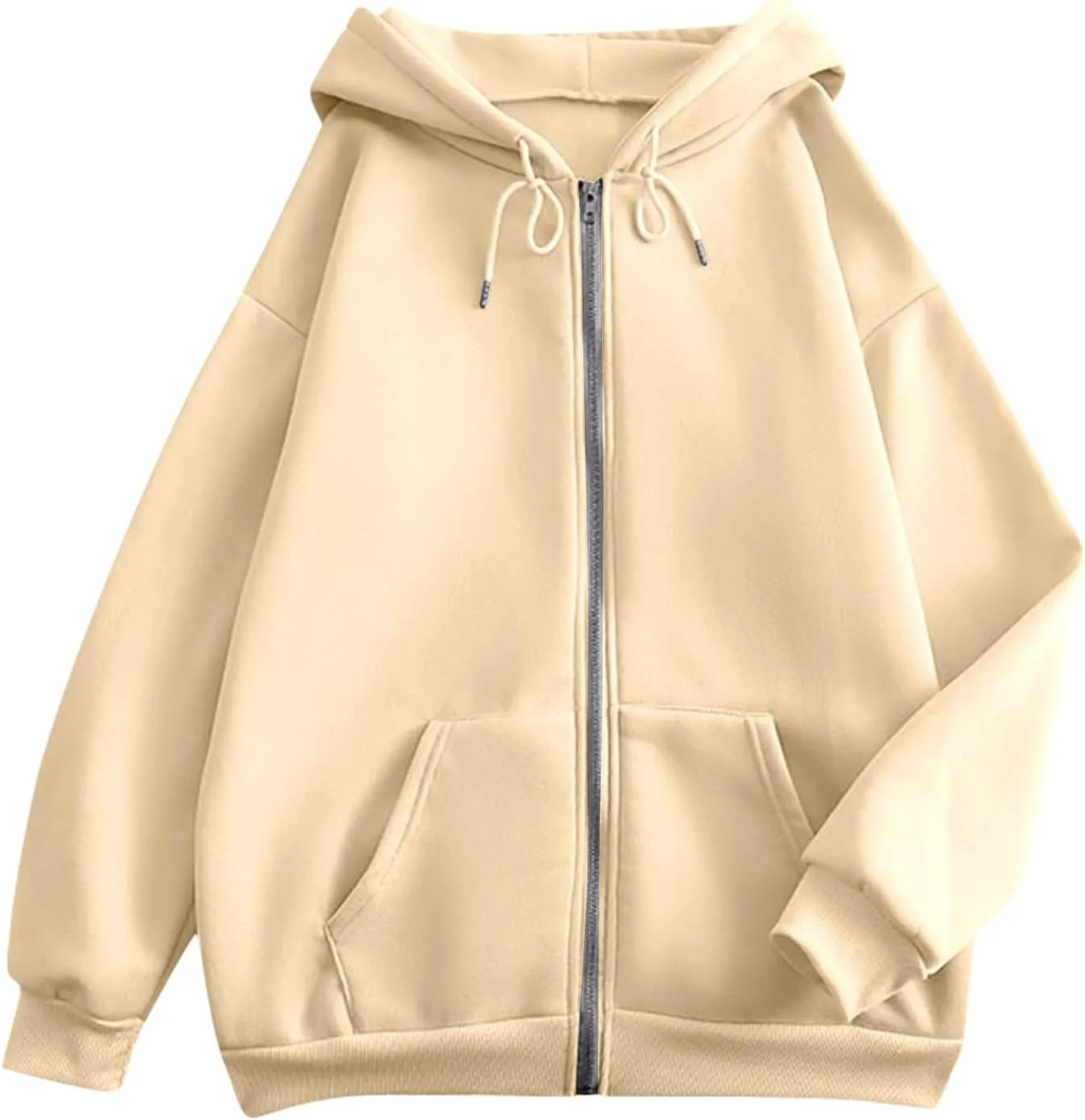Womens Fall Fashion 2024 Zip Up Hoodies Long Sleeve Sweatshirts Y2K Jackets With Pockets Clothes