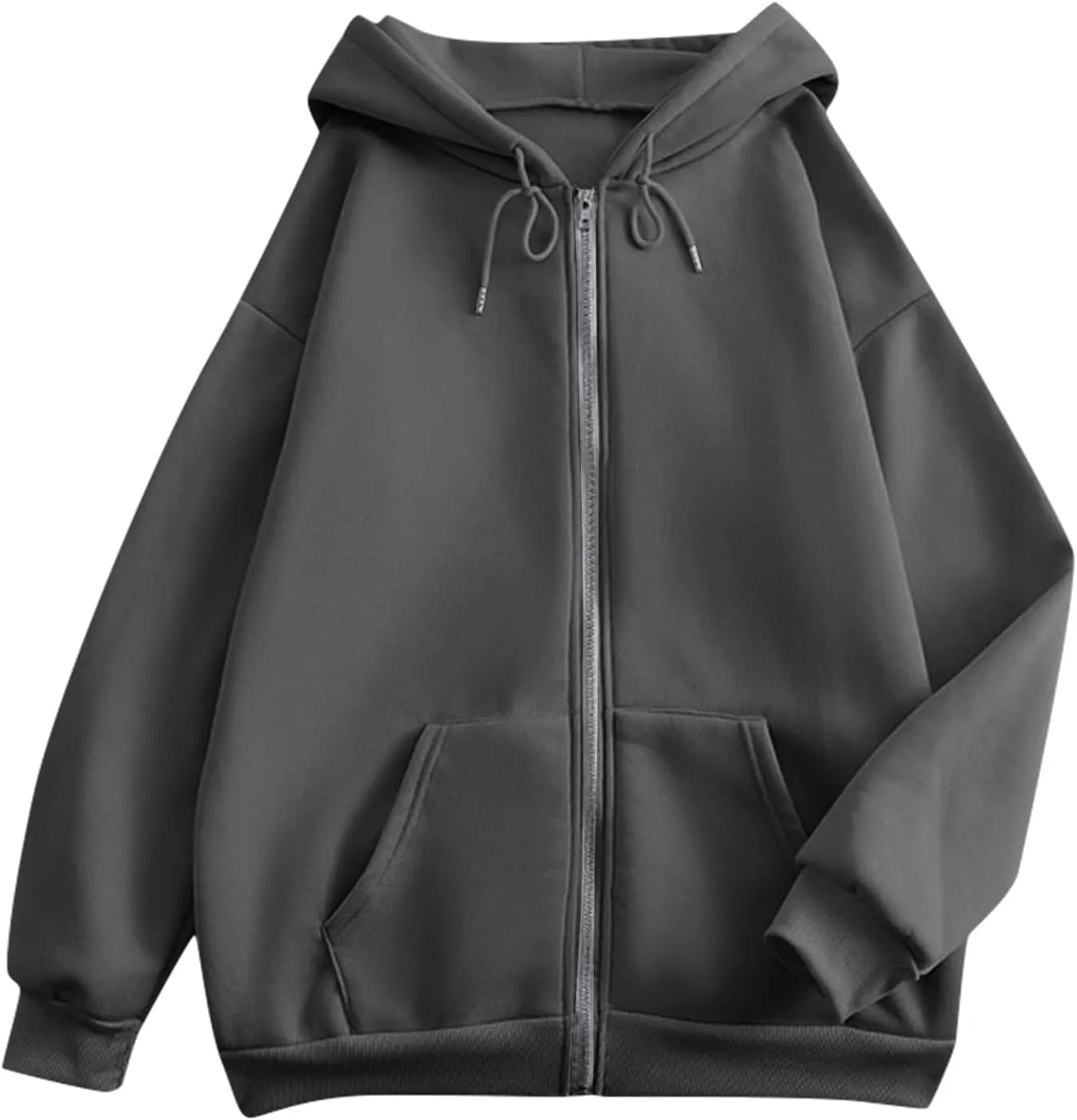 Womens Fall Fashion 2024 Zip Up Hoodies Long Sleeve Sweatshirts Y2K Jackets With Pockets Clothes