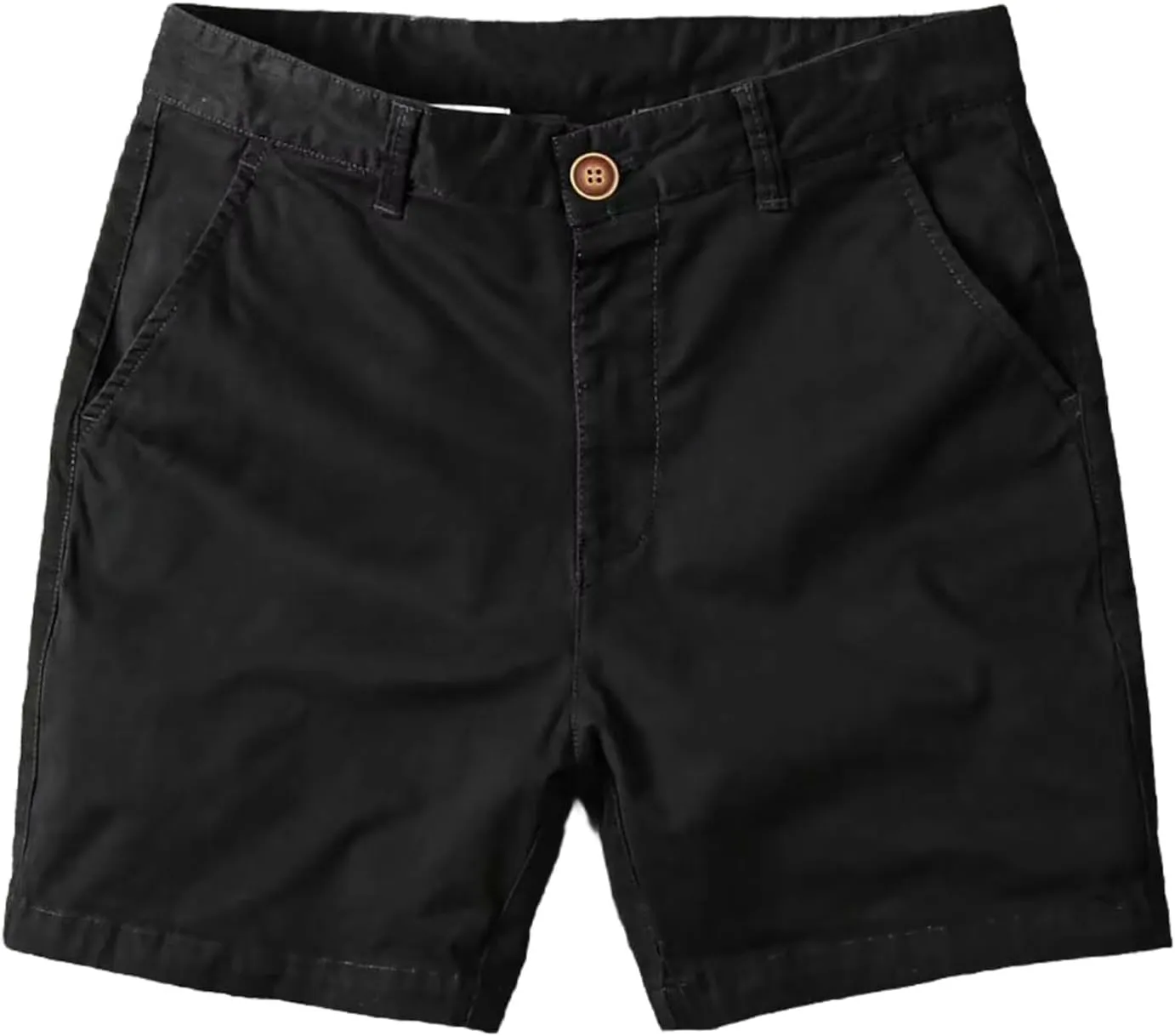 ZYXTIM Mens Chino Shorts Slim Fit Flat Front Zipper Fly Business Work Shorts Big&Tall Lightweight Quick Dry Golf Dress Shorts